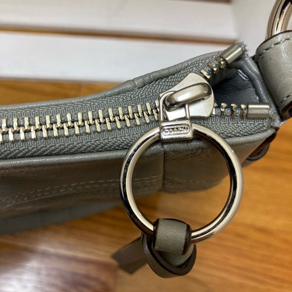 Coach Grey Leather Hobo Bag - Picture 10 of 16